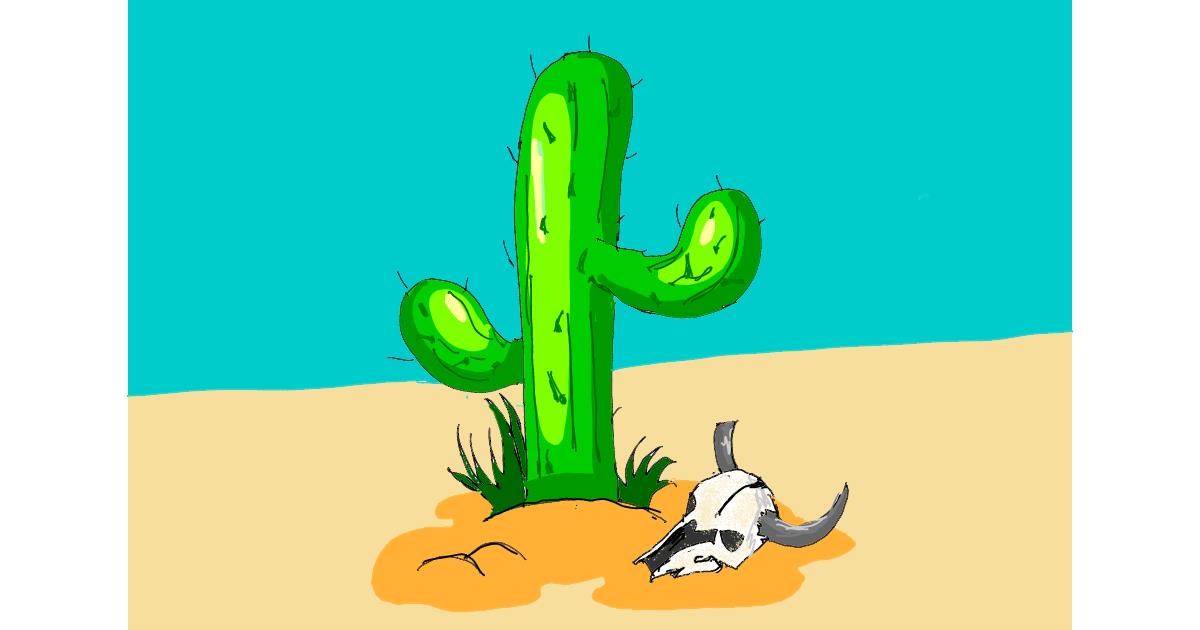 Drawing of Cactus by ThasMe13