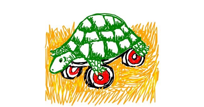 Drawing of Tortoise by Jjj player