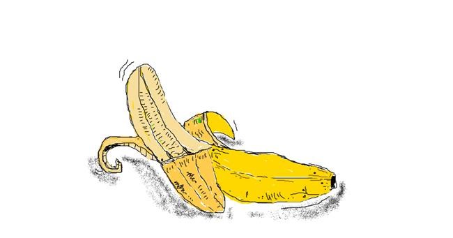 Drawing of Banana by Chloe