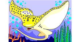 Drawing of Stingray by Dino