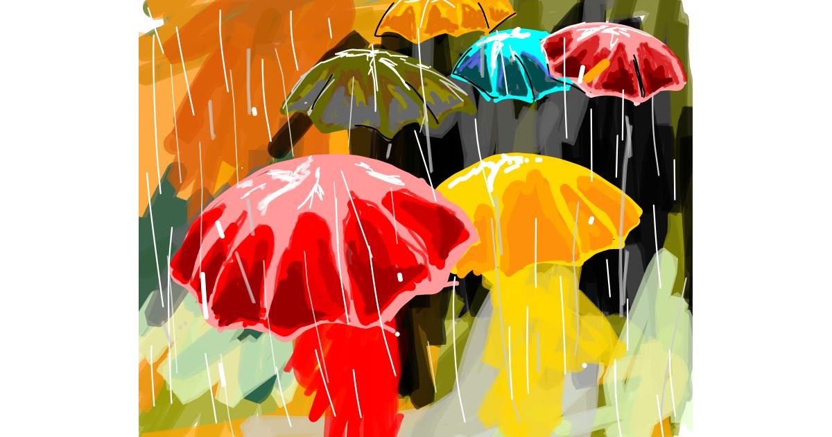 Drawing of Umbrella by Bro 2.0😎