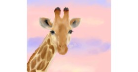 Drawing of Giraffe by Iris