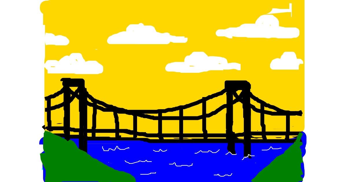 Drawing of Bridge by Anonymous