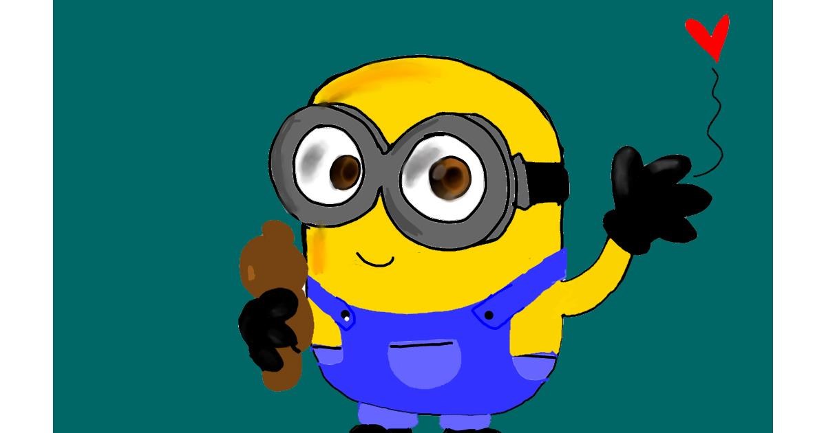 Drawing of Minion by Laury_Shiny