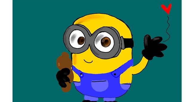 Minion-Zeichnung von Laury_Shiny