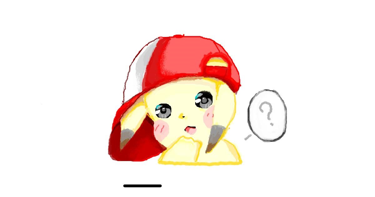 Drawing of Pikachu by SacredCross
