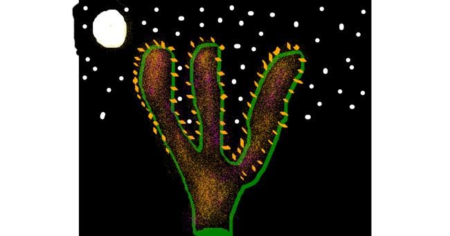 Drawing of Cactus by DOLPHINE