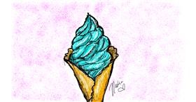 Drawing of Ice cream by Ginger