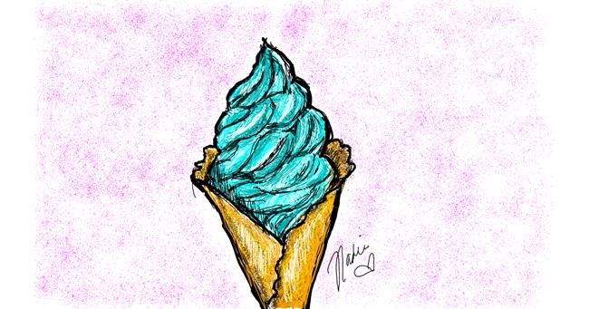 Drawing of Ice cream by Ginger