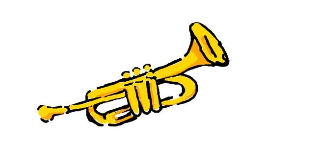 Drawing of Trumpet by Tailor