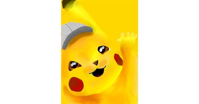 Pikachu-Zeichnung von Moby 
