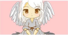 Drawing of Angel by InessA
