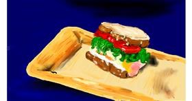 Drawing of Sandwich by Effulgent Emerald