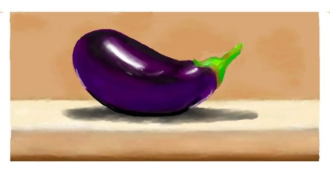 Drawing of Eggplant by DebbyLee