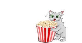 Drawing of Popcorn by Tyagi