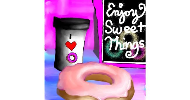 Drawing of Donut by 🌌Mom💕E🌌