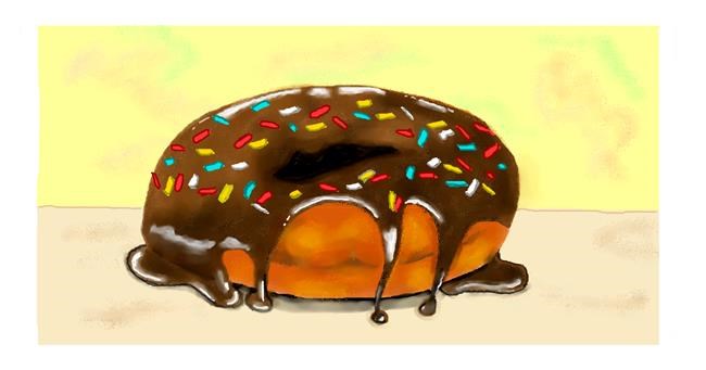 Drawing of Donut by DebbyLee