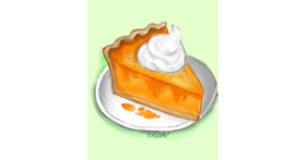Drawing of Pie by GreyhoundMama