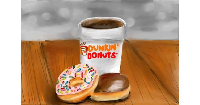 Drawing of Donut by Mia
