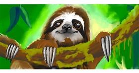 Drawing of Sloth by Ghost