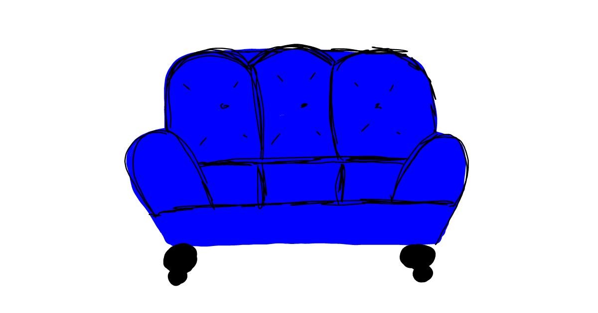 Drawing of Couch by chillyD
