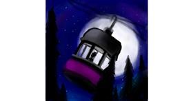 Drawing of Cable car by 🌌Mom💕E🌌