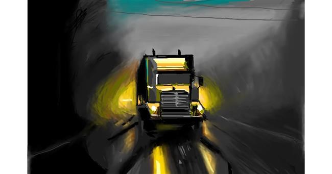 Drawing of Truck by Herbert