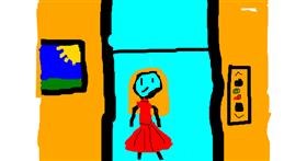 Drawing of Elevator by Taylorturtle