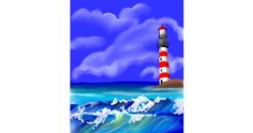 Drawing of Lighthouse by Lala