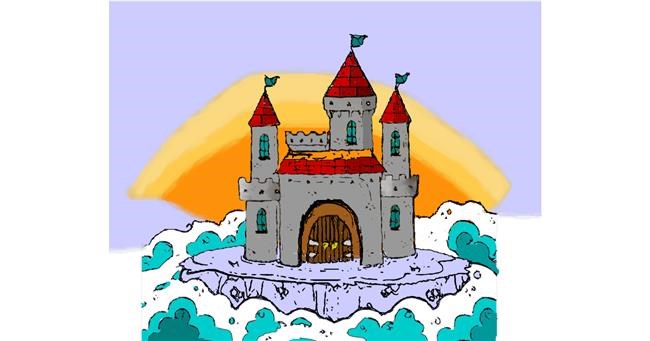 Schloss-Zeichnung von Mostafa