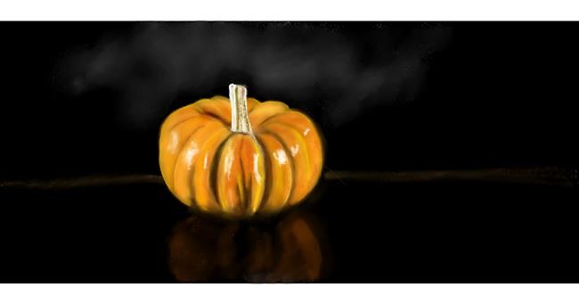 Drawing of Pumpkin by Chaching