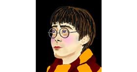 Drawing of Harry Potter by Joze