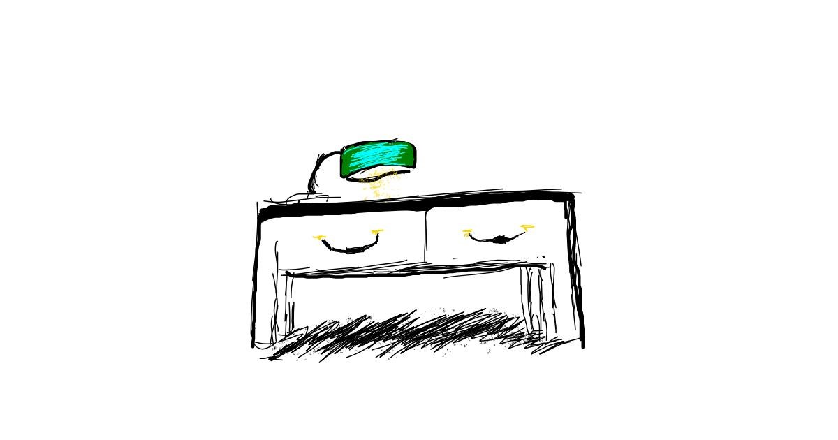Drawing of Table by LOVE