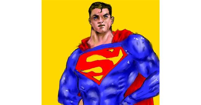 Drawing of Superman by Bugoy