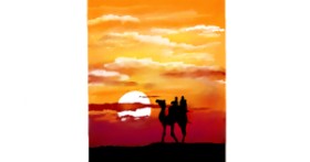 Drawing of Camel by GJP