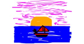 Drawing of Boat by SALADASS