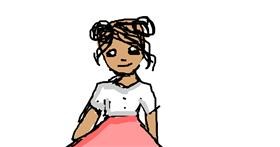 Drawing of Skirt by Angelica Schuyler