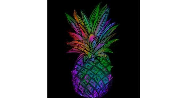 Drawing of Pineapple by KayXXXlee