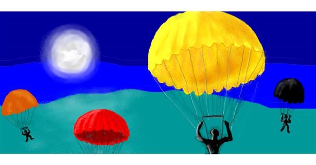 Fallschirm-Zeichnung von DebbyLee