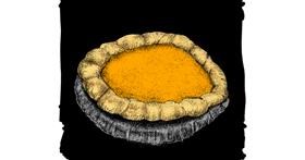 Drawing of Pie by Dettale