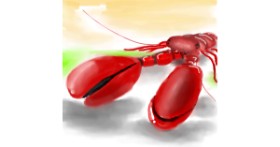Drawing of Lobster by Bro
