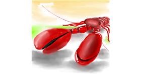 Drawing of Lobster by Bro