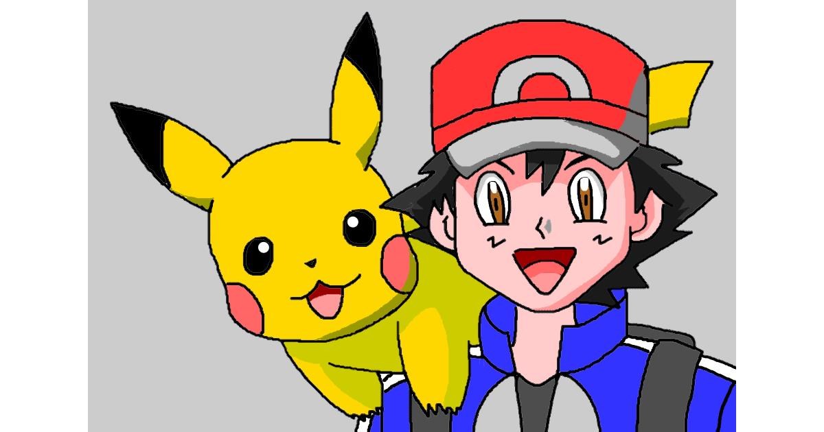 Drawing of Pikachu by InessaC