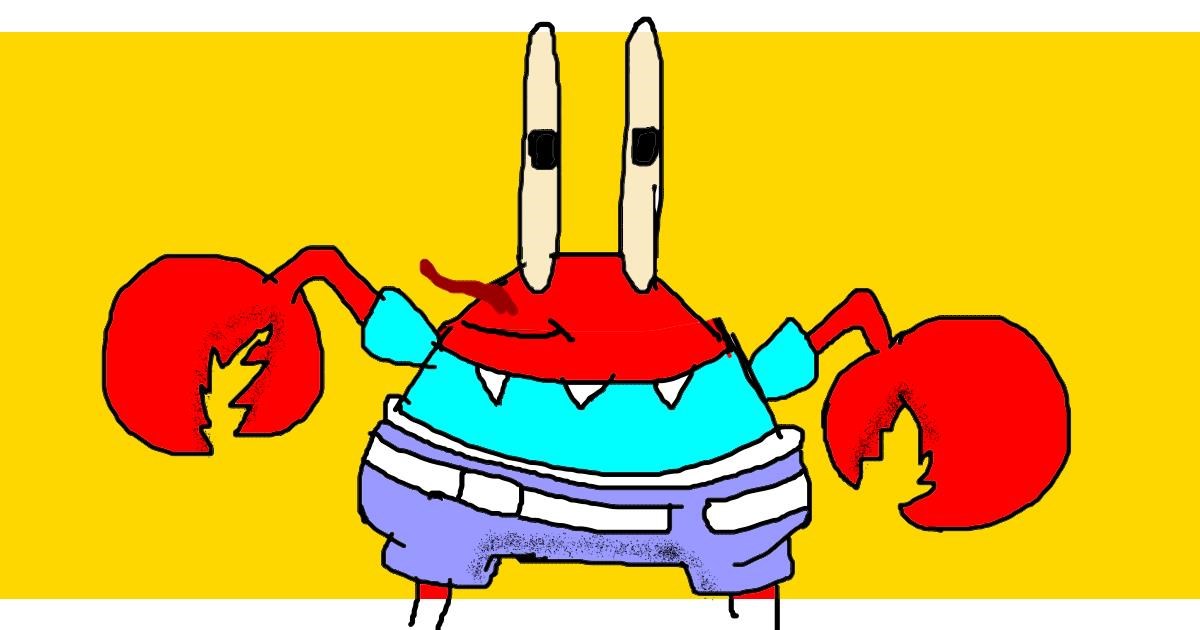 Drawing of Lobster by Destiny