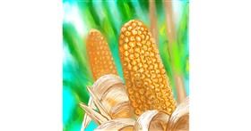 Drawing of Corn by ⋆su⋆vinci彡