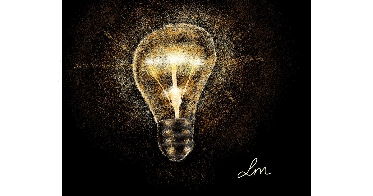 Drawing of Light bulb by Nonuvyrbiznis 