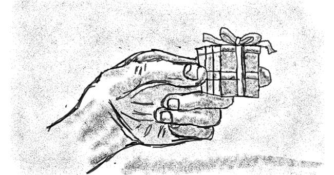 Drawing of Present by loser eerawn