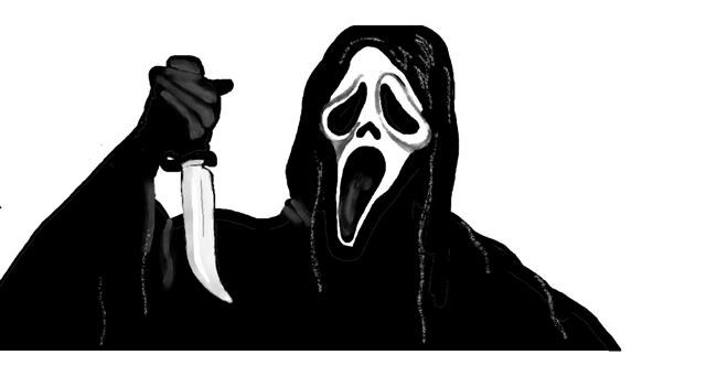 Drawing of Ghost by Debidolittle