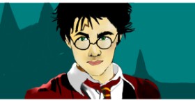 Drawing of Harry Potter by Kim