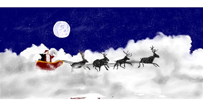 Drawing of Sleigh by Chaching